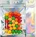 100 Smell Proof Mylar Bags - 4x6 inch Holographic Rainbow Color Resealable Clear Ziplock Food Safe Plastic Aluminum Material (4x6 in, Holographic Rainbow) - by BEST Designs