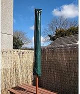 PATIO PLUS Parasol Cover 160x24x24cm Green Waterproof Windproof view 3