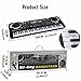 61 Key Keyboard Piano For Kids,Children Portable Electric Organ,Music Electronic Keyboards Piano Educational Toy For Boy Girls (black)