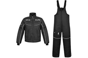 Men Snowmobile 2 Pcs Suit Waterproof Windproof & Insulated Reissa Inserted Ultimate Warmth Comfort Winter Sports Snowboarding