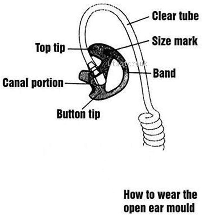 2 Way Radio Earmold Pink - Image 4