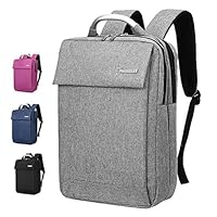 QARYYQ Business Computer Backpack, Backpack Men and Women School Bag, Laptop Backpack 41x10x28cm Business Briefcase (Color : Gray, Size : 14)