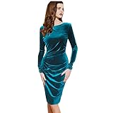 Shiratori Korea Velvet Gold Velvet Long-Sleeved