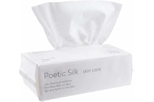 Face Cotton Dry Wipes, Tufusiur Ultra Soft Facial Disposable Tissue for Cleansing,100 Counts