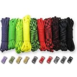 Paracord Planet 550lb Type III Paracord Combo Crafting Kits with Buckles (ZOMBIE)
