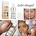 ENFLNI Concealer Cover 30ML, Flawless Colour Changing Foundation Makeup Base Nude Face Liquid Cover Concealer