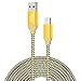 Micro USB Cable, CIKOO 10FT Premium Extra Long Nylon Braided High Speed USB 2.0 to Micro USB Durable Data Charging Cable for Android Devices, Samsung Galaxy, Sony, HTC, LG, ZTE, Motorola and more