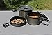 Texsport Trailblazer Black Ice 5 pc Hard Anodized Camping Cookware Outdoor Cook Set with Storage Bagthumb 4