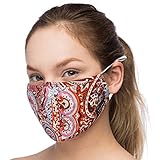 Debrief Me Anti Dust Face Mouth Cover Mask Respirator - Dustproof Anti-bacterial Washable - Reusable masks Respirator Comfy - Cotton Germ Protective Breath Healthy Safety Warm Windproof (Orange-Mix)