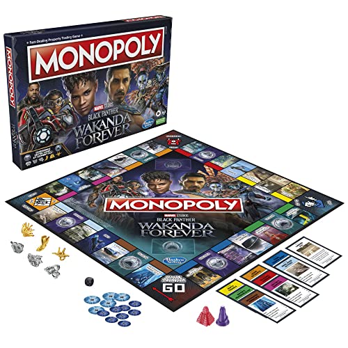 Hasbro Gaming Monopoly Marvel Studios' Black Panther Wakanda Forever