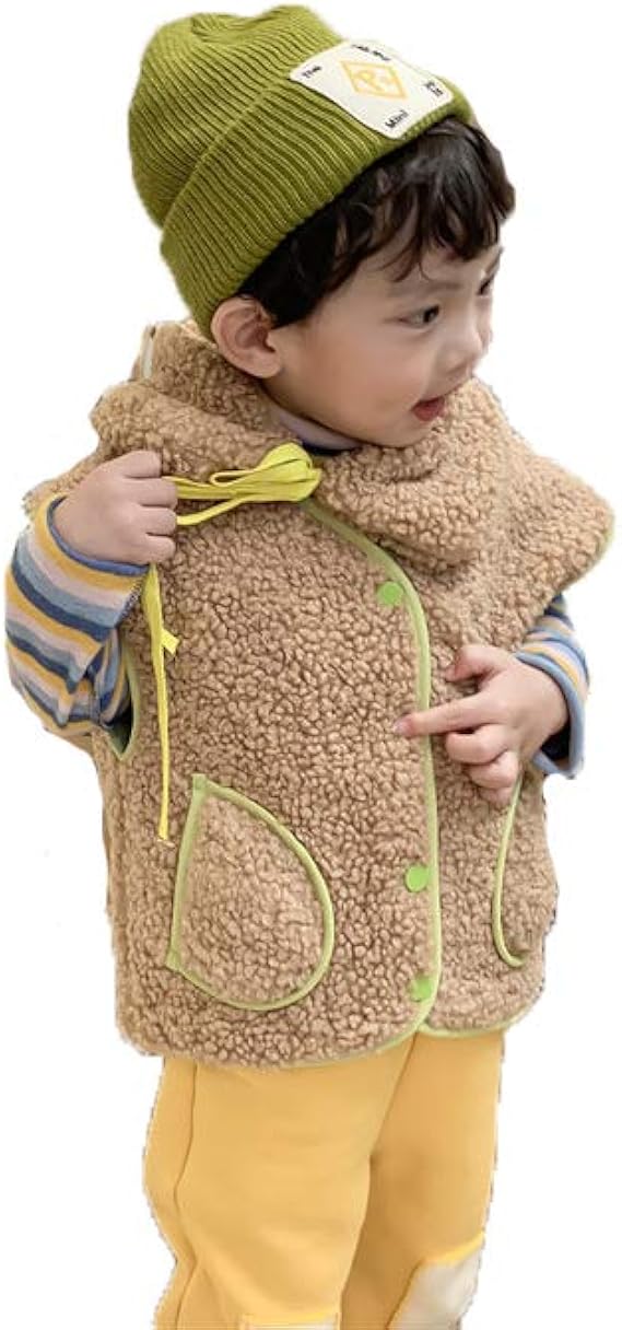 Amazon Co Jp ボアベスト キッズ リバーシブルベスト マフラー付き 両面ボアベスト インナーベスト 男の子 女の子 ベスト リバーシブル ベビー 子供服 カジュアル ボア 秋冬 服 ファッション小物