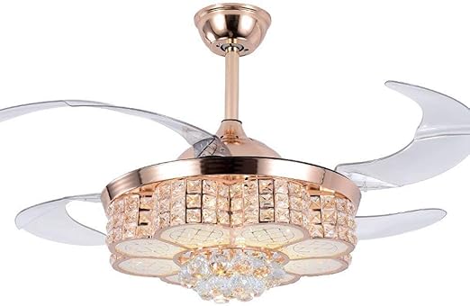 Lighting Groups 42 Invisible Crystal Ceiling Fans With Led Light