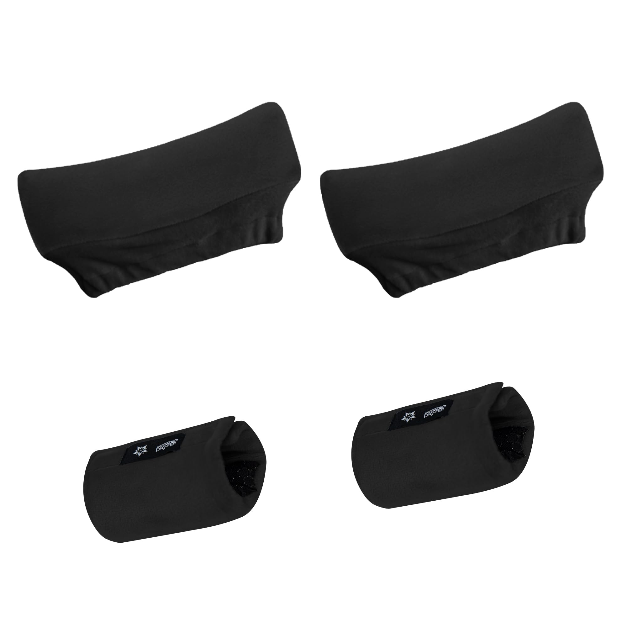 Photo 1 of SPRING SEAON Underarm Crutch Pads, Velvet Padded Crutches Covers Non Slip Padding Cushion Crutch Accessories ?black?