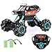 RC Truck Shooting Water Bullets 2.4Ghz Remote Control Car Toys Monster Truck with LED Light Realistic Sounds & Music Rear Fog Stream 2 Rechargeable Batteries Birthday Gifts for Kids Boys Girls (Red)