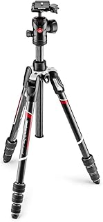Manfrotto Befree Advanced Carbon Reisestativ Twist (Drehverschluss) mit Kugelkopf, inkl.Tasche (für Canon, Nikon, Sony, DSLR, CSC, Spiegellose Kamera, Traglast:8kg, Packmaß:41cm, Gewicht:1,25kg)