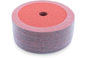 BHA Ceramic Resin Fiber Grinding and Sanding Discs, 7” x 7/8” - 25 Pack (36 Grit)
