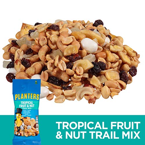 PLANTERS Fruit and Nut Trail Mix, 2 oz. Single Serve Bags (Pack of 72