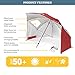 Sport-Brella XL Vented SPF 50+ Sun and Rain Canopy Umbrella for Beach and Sports Events (9-Foot)