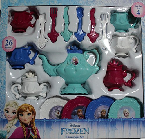 Disney Frozen 26 Piece Dinnerware Tea Set