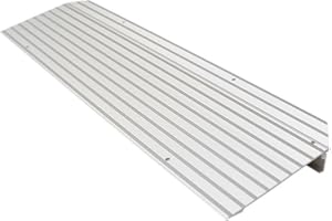 Silver Spring 1-3/4" High Aluminum Mobility Threshold Ramp for Wheelchairs, Scooters, and Power Chairs