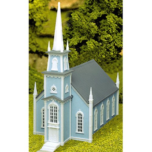 Atlas HO Scale Model Railroad Building Kit 19th Century American Church