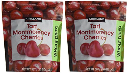 Kirkland Signature Organic Dried Cherries, 20 Ounce (2 Pack)
