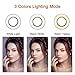 Selfie Ring Light with Cell Phone Holder Stand for Live Stream & Makeup Including Selfie Remote Shutter, UBeesize LED Camera Light with Flexible Long Arms, Compatible with Android Phone iPhone