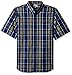 Carhartt Men's Big-Tall Essential Plaid Button Down Short Sleeve Shirt
