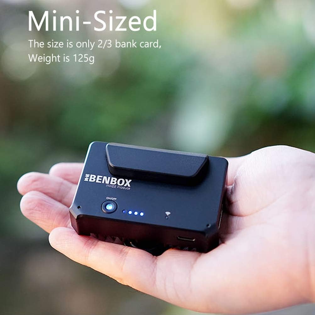 INKEE Benbox Video Transmitter, 5.8G WiFi Wireless Live Transmission to 3 Devices Built-in Cold Shoe, 1080p HDMI, 300ft/100m Range, Supports Android/iOS/Windows/Mac : Camera & Photo