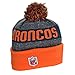 Denver Broncos Adult Coldweather Classic Pom - Orange