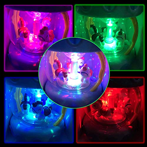 WISHTIME Baby Musical Drum Toy - Educational Learning Toy for Baby Electronic Drum Instruments with Lights for 1 2 3 Year Old Toddlers Kids Boys and Girls - Thumbnail 4
