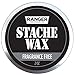 Leven Rose Beard & Mustache Wax by Ranger Grooming Company All Natural Men’s Grooming Wax with Natural Oils for Moustache Grooming and Beard Growth for Men 2 oz