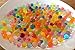 8 Ounces, About 20,000 Large Marble Size JellyBeadZ Water Bead Gel, for Stress Balls, Bright Rainbow Mix