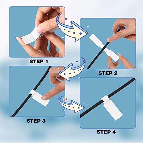 90 Pieces SelfAdhesive Cable Label Wire Labels EVA Foam Waterproof