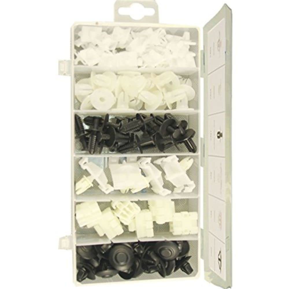 Simply ASB35 Assorted Box of Trim Clips, Set of 95