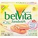 belVita Sandwich Strawberry Yogurt Creme Breakfast Biscuits, 6 Boxes (5 Packs Per Box)
