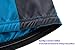 KORAMAN Men's Reflective Short Sleeve Cycling Jersey Quick-dry Breathable Biking Shirt Blue, L(chest 42.91