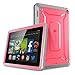 Fire HD 6 Case, SUPCASE Heavy Duty Fire HD 6 Case (4th Generation) Unicorn Beetle PRO Series Full-Body Rugged Hybrid Protective Case Cover with Built-in Screen Protector for Fire HD 6, Pink/Gray