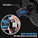 Cell Phone Holder for Car, BlueFit Car Phone Mount Air Vent, One Touch and Auto-Clamping for iPhone X 8/8s 7 Plus 6s Plus 6 SE Samsung Galaxy S8 Edge S7 S6 Note 8 5 and More Smartphone- Silver