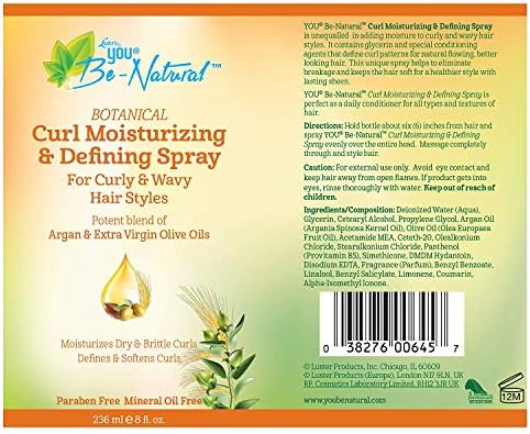 Luster S You Be Natural Botanical Curl Moisturizing Defining