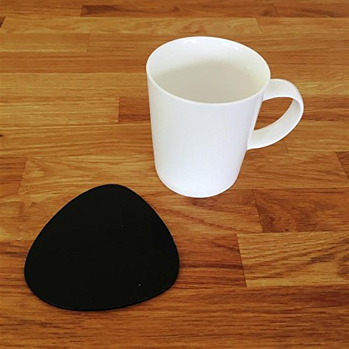 Super Cool Creations Coasters - Pebble Shaped - Black - 8 Set
