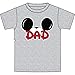 Disney Men's Mickey Mouse Dad Fan T Shirt