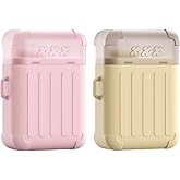 2 Pcs Piercing Cleaning, Piercing Cleaner, Ear Hole Cleaner, Piercing Aftercare Cleaning Kit with 240pcs Disposable Ear Piercing Cleaning Floss & 15ml Cleaning Solution