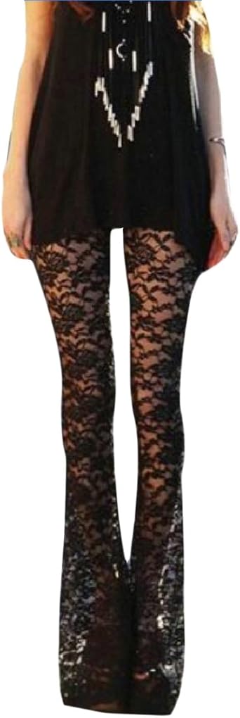 lace bell bottom pants