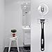 LUXEAR Shower Hooks Clear Plastic Suction Cups Hooks Bathroom Razor Holder for Kitchen Office Squeegee Window Glass Door Wreath Hanger Home Accessories Organizer Reusable Removable - 2 Pack