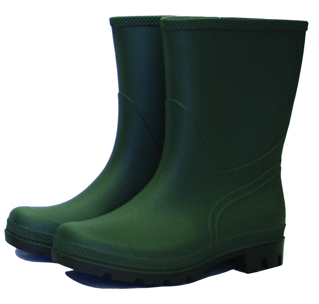 Town & Country TFW833 Essentials Half Length Wellington Boots Green UK Size 8