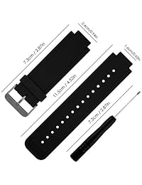 ZSZCXD Band for Garmin Vivoactive, Soft Silicone Wristband Replacement Watch Band for Garmin Vivoactive Sports GPS Smart Watch
