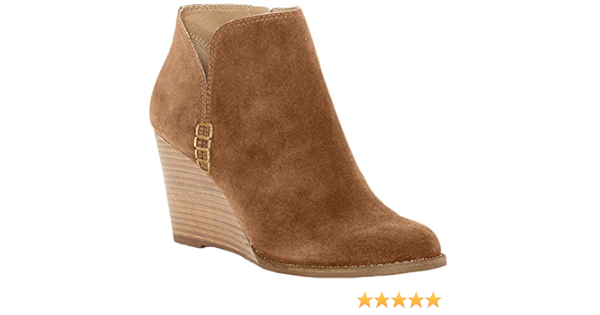lucky wedge booties
