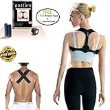 Vriksasana Back Posture Corrector and Shoulder Support for Women & Men & Teen to Prevent Slouching and Relieve Back & Neck Pain | Bonus 2