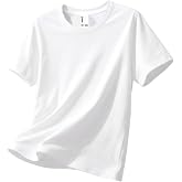 PATPAT Boys Cotton Short Sleeve T-Shirt Kids Crewneck Tops Plain Basic Tees | Casual Solid Breathable Cozy Clothes Summer Shirts For Little Big Kids Teen Youth Boy 5-16Y